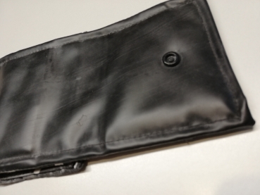 Latex Portemonnaie / Latex Geldbörse  ( klein - schwarz ) UNIKAT
